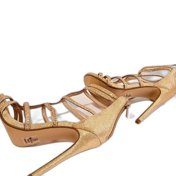 Charlotte Russe Rose Gold Heels - Picture 5 of 6
